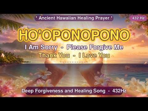 Ho'oponopono Healing Song | I Am Sorry Please Forgive Me Thank You I Love You |