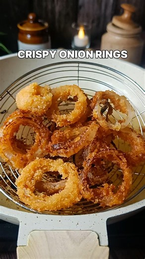 🧅 Crispy Onion Rings Recipe at Home | Better Than Restaurant Style #shorts