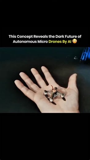 Matrix on Instagram: "This concept shows how micro drones evolve when artificial intelligence, computer vision, and autonomous decision systems advance together. These platforms operate at extremely small scales while processing large amounts of sensor data in real time. They navigate complex spaces, detect faces or objects, and select actions within milliseconds. Unlike traditional drones, no remote pilot guides each move. Embedded sensors and AI models interpret surroundings faster than human 