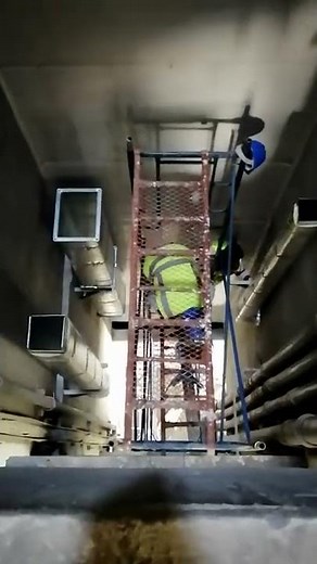 HVAC Engineering - Shaft work for Duct installation Staircase pressurization fan