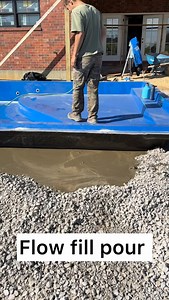1.4K views · 96 reactions | Flow fill pour a success on a fiberglass pool install #fiberglasspoolinstallation #flowfill | Jonathan portukalian | Facebook