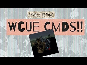 ALL WCUE PRIVATE SERVER COMMANDS!!