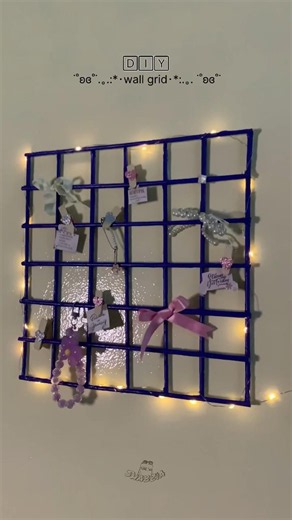 Diy aesthetic wall decor ✨💜🤍 #diy #craft #handmade #art #youtubeshorts #shorts