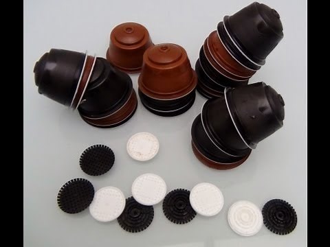 Cómo preparar las cápsulas de café Dolce Gusto para reciclarlas - How to prepare coffee capsules