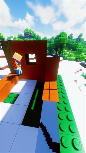 I Built a LEGO House in Minecraft 🧱