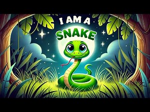 I Am a Snake 🐍 Hiss Hiss Hiss | Snake Song for Kids | #NurseryRhymes #KidsSongs #AnimalSounds