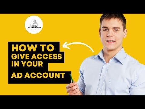 How to Give Access to Facebook Ad Account | Easy Step by Step Guide |SA Creation