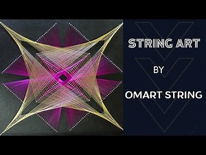 String Art,How to Create Easy String Art/DYI
