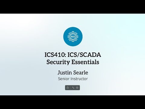ICS410: ICS/SCADA Security Essentials