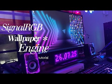 SignalRGB Wallpaper Engine Plugin tutorial