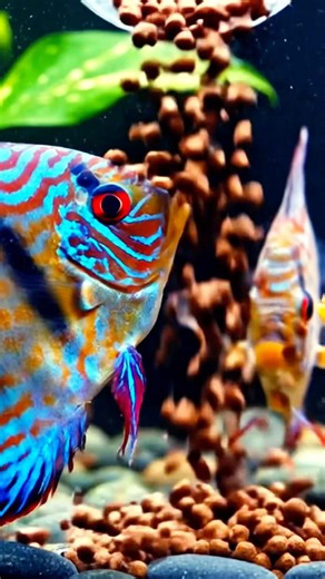 DISCUS FISH DURING FEEDING | MisterAquarium96