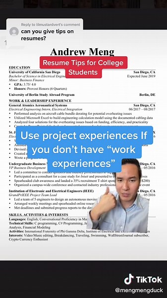 Resume Tips for College Students - Career Advice for Crafting a Standout Resume
