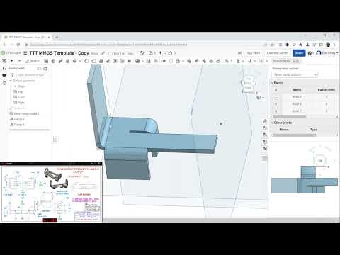 TTT Practice model solved in Onshape (sheet metal): TTT 23-01-08 SM Lifter