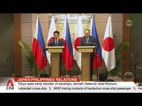 Japan’s defence minister says Tokyo plans early transfer of warships, aircraft to Manila