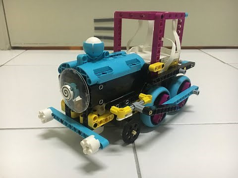 SPIKE Prime locomotive building instructions