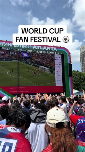 Best place to take in the World Cup 🇺🇸 #fifaworldcup #wc26 #atlanta #unitedstates #usa