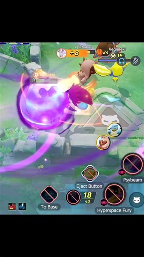 The confidence disappeared faster than their HP bars 😂 #shortsfeed #pokemonunite #pokemon #shorts