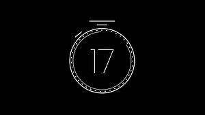 Download 20 second countdown timer with a minimalist stopwatch countdown circle animation. Modern minimalist 20 second countdown timer for free