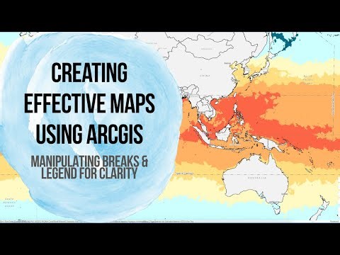 Creating an effective map with ArcGIS – Manipulating breaks and legend for clarity