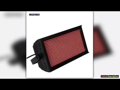 SHEHDS 24Pcs LED 200W RGB Marquee Strobe Light 960 SMD 5050 RGB LED For DJ Disco Wedding Nightclub