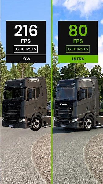 Euro Truck Simulator 2 vs GTX 1650 Super – Graphics & Performance Test!