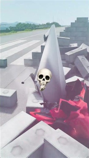 Can General Ghost Survive 5 Walls? #BeamNG #BeamNGDrive #Shorts #fyp