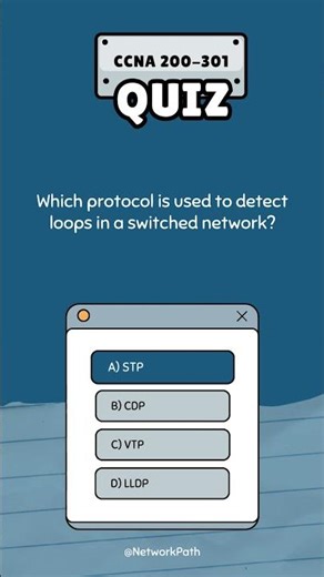 CCNA Practice Set 7 #cisco #ccna #quiz #networking