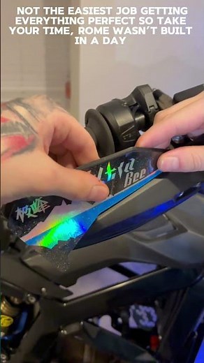 How To Install Surron Graphics🔥 #surron #graphics #moto #motovlog #mtb #bike #dirtbike #motocross
