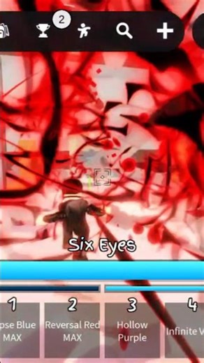 Gojo black flash tutorial jjs #anime #roblox