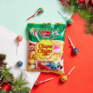 306 reactions · 36 shares | Here comes Chupa Chups, here comes Chupa Chups... with our limited-edition Candy Caneee.  Santa’s been busy, find our delicious Candy Cane flavour in our Best of Bags in stores today! https://bit.ly/2QaAHxj #ForeverFun | Chupa Chups | Facebook