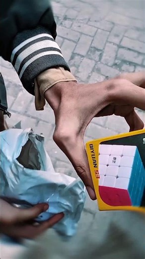 4x4 Rubik's Cube Unboxing In Public #shorts #rubikscube #4x4cube