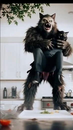 Wild Wolf Cat Attack Caught on Camera 😱 Dangerous Cat Fight | Must Watch" #shortvideo