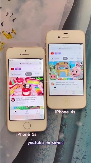 iPhone 5s vs iPhone 4s in 2022 open youtube on safari #shorts