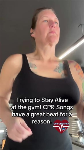 Trying to Stay Alive at the gym and avoid CPR! #cpr #nurse #exercise #ems #ernurse