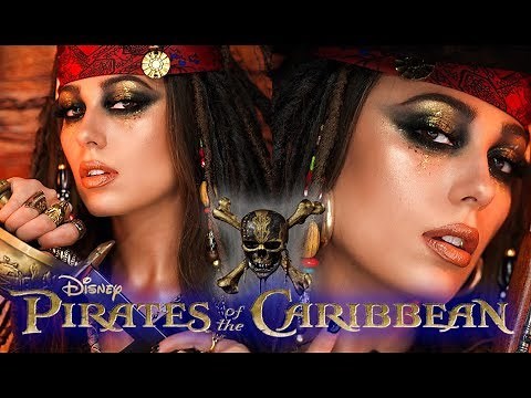 JACK SPARROW | DISNEY PIRATES OF THE CARIBBEAN | HALLOWEEN MAKEUP TUTORIAL | Victoria Lyn
