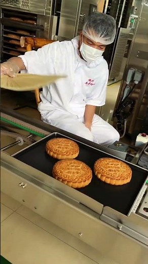 The Complete Mooncake Production Process! What A Cure! #Mooncake #China #Chinesefood