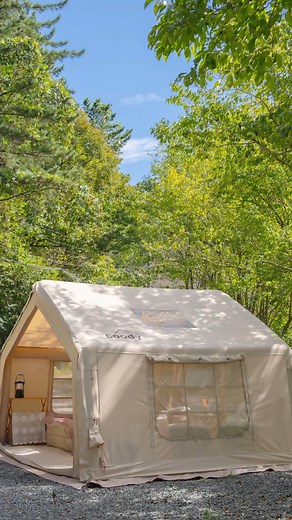 Say hello to the Coody 10.0! This single room cabin tent with multiple ways to customize and add-on is finally coming to the USA this summer! Who's looking forward to getting a 10.0 as their main tent or as an addition to their larger tent?! #CozyCamping #coodyusa #camping #coody #inflatabletent #tents #glamping #hottent #outdoors | Oliezi Outdoors