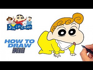 How to draw Himawari from Crayon Sinchan - Easy Anime Drawing step by step