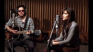 Is flashback Friday still a thing? Enjoy this clip from our cover of "Fools Rush In" at the Levi's studio. | She & Him