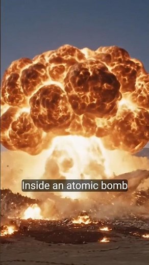How an Atomic Bomb Actually Works | Nuclear Fission Explained #atomicbombs #facts #hiroshima #usa