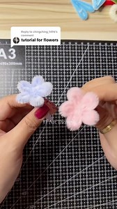 Mini flower fillers - TUTORIAL Check comments for fuzzy wire shops #miniflowers #fuzzywireflower | EF Art Therapy