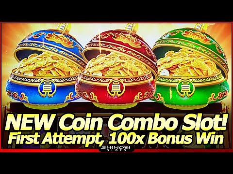 Coin Combo Marvelous Mouse Slot Machine - 100x Free Spins Bonus Win in First Attempt!