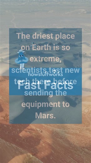 Welcome to the Atacama Desert, the driest place on Earth! Stretching over 600 miles in northern Chile, this extreme landscape is marked by zero rainfall in some areas. Nestled between the Pacific Ocean and the Andes Mountains, the Atacama features Mars-like valleys, salt flats and unique wildlife that have adapted to its harsh conditions. Learn More: https://science.howstuffworks.com/environmental/earth/geology/driest-place-on-earth.htm?utm_source=facebook | Howstuffworks