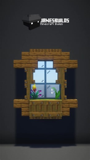 Window Design - Minecraft Tutorial #minecraft #minecrafttutorial #minecraftbuilds #minecraftbuilding #minecraftmemes