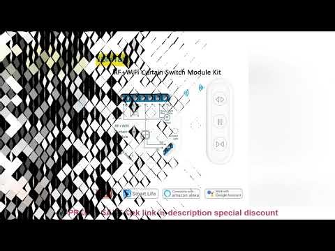 Tuya Smart Life WiFi Curtain Blind Switch Module with Remote for Roller Shutter Electric Motor Googl