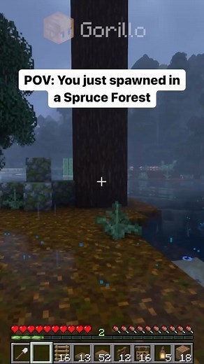 78K views · 3.9K reactions | Spruce Treehouse Starter Base Follow for more videos like this! Shaders: Complementary Texture: Default —————————————————————————— #minecraft #minecraftbuilds #minecraftinspiration #minecrafttutorial #minecraftideas #minecraftyoutuber #minecraftmodern #minecraftcreation #minecrafthowto #minecrafthacks #minecrafter #minecraftdaily #minecraftbuild #minecraftcreations #mcpe #minecraftbedrock | Gorillo | Facebook