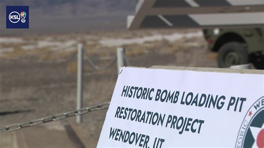 Video: Historic Wendover Airfield recreates bomb loading pit used during World War II - KSLTV.com