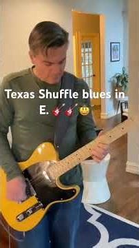 Texas shuffle in E. #bluescommunity #guitar