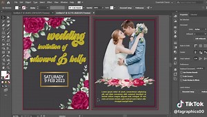 Wedding Card Design Ideas with Adobe Illustrator