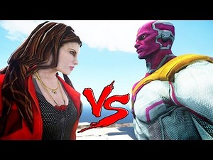THE VISION VS SCARLET WITCH - EPIC BATTLE